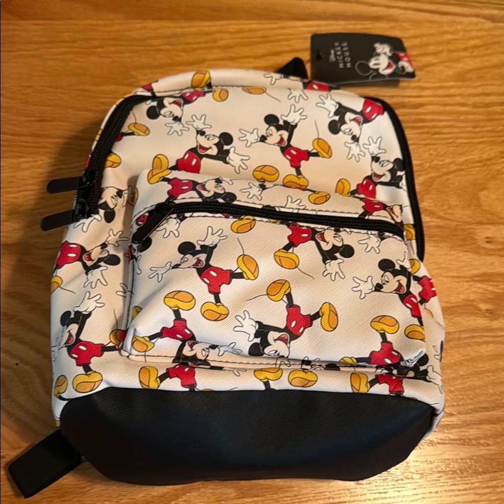 Disney Mickey Mouse Patterned Backpack